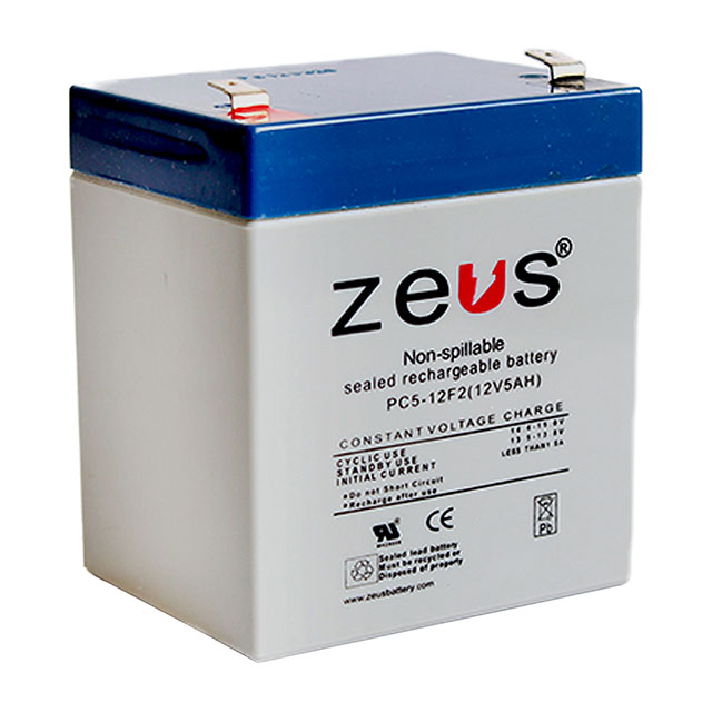 ZEUS Battery Products PC5-12F2 electronic component product image