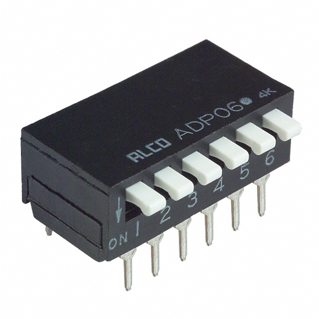 TE Connectivity ALCOSWITCH Switches 1-1571999-6 electronic component product image