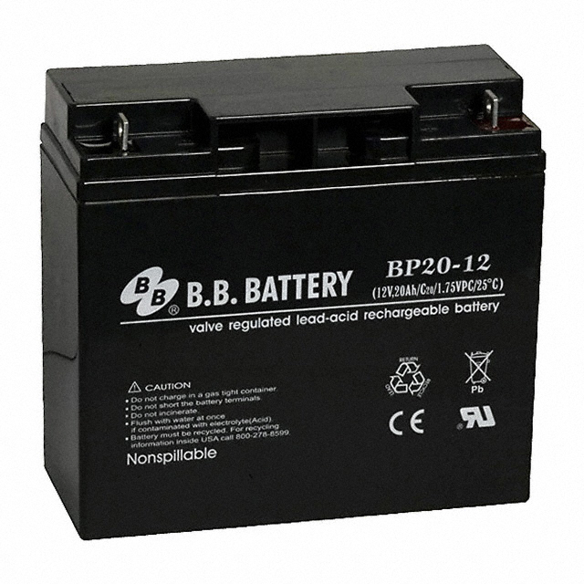 B B Battery BP20-12-B1 electronic component product image