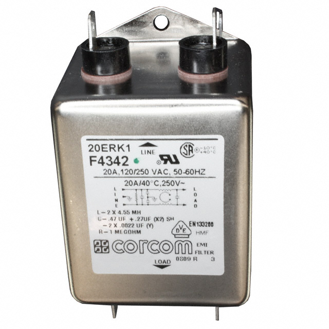 TE Connectivity Corcom Filters 2-1609089-7 electronic component product image