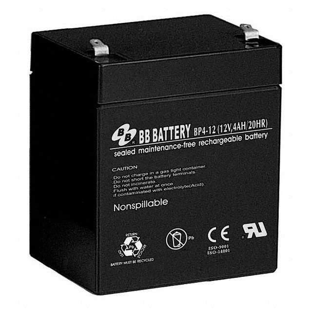 B B Battery BP4-12-T1 electronic component product image