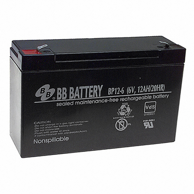 B B Battery BP12-6-T1 electronic component product image