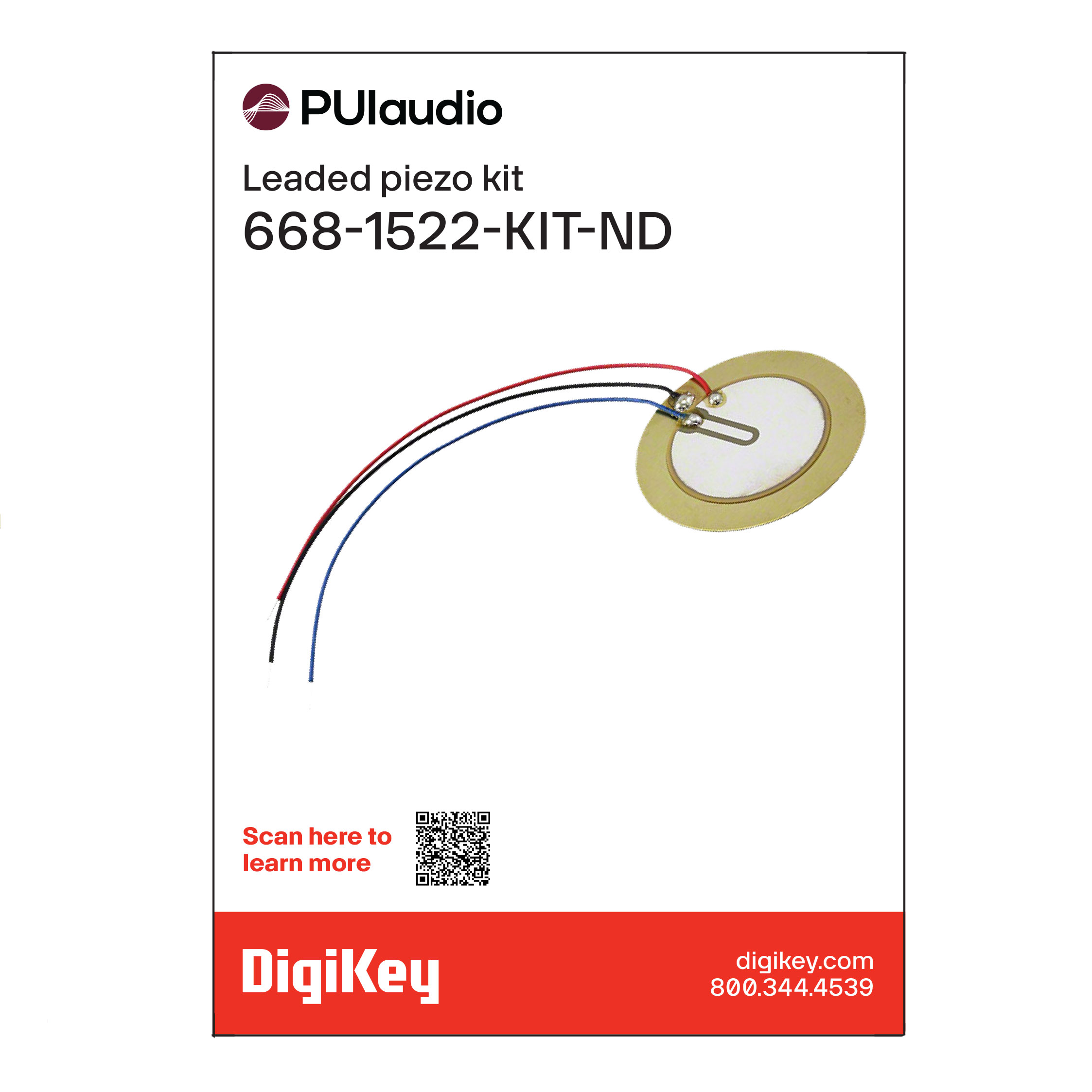 PUI Audio, Inc. 668-1522-KIT electronic component product image