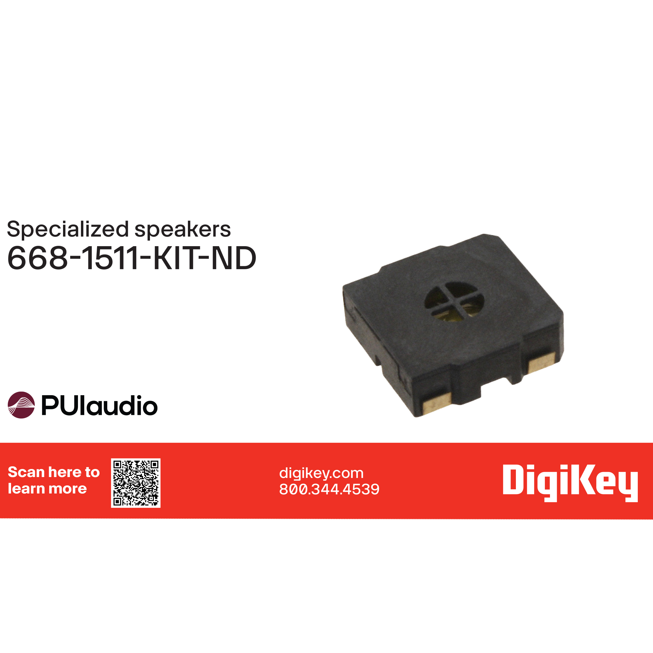 PUI Audio, Inc. 668-1511-KIT electronic component product image