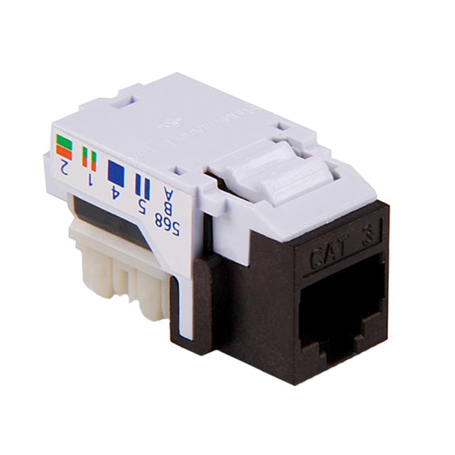 HellermannTyton RJ45FC3-BRN electronic component product image