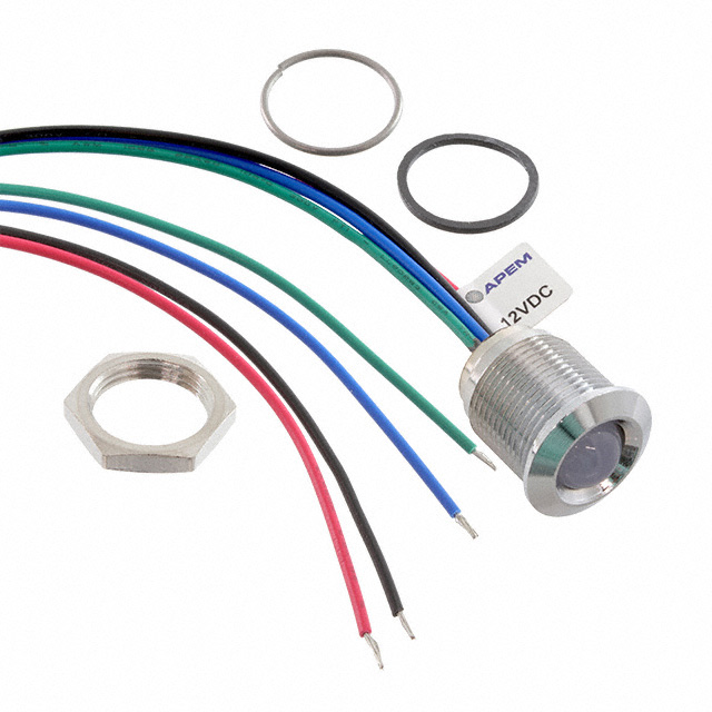 APEM Inc. Q16P5CZZRGB12ECA electronic component product image
