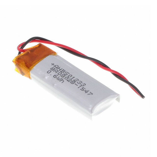 Jauch Quartz LP501233JSY+PCM+2 WIRES 50MM electronic component product image