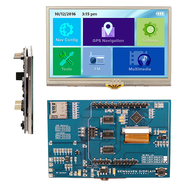 Newhaven Display Intl NHD-4.3RTP-SHIELD-N electronic component product image