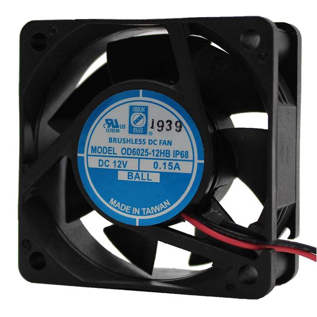Orion Fans OD6025-24HBIP68 electronic component product image