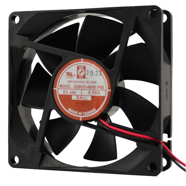 Orion Fans OD8025-12HHBIP68 electronic component product image