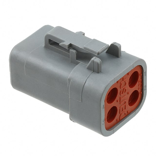 TE Connectivity Deutsch Connectors DTP06-4S electronic component product image