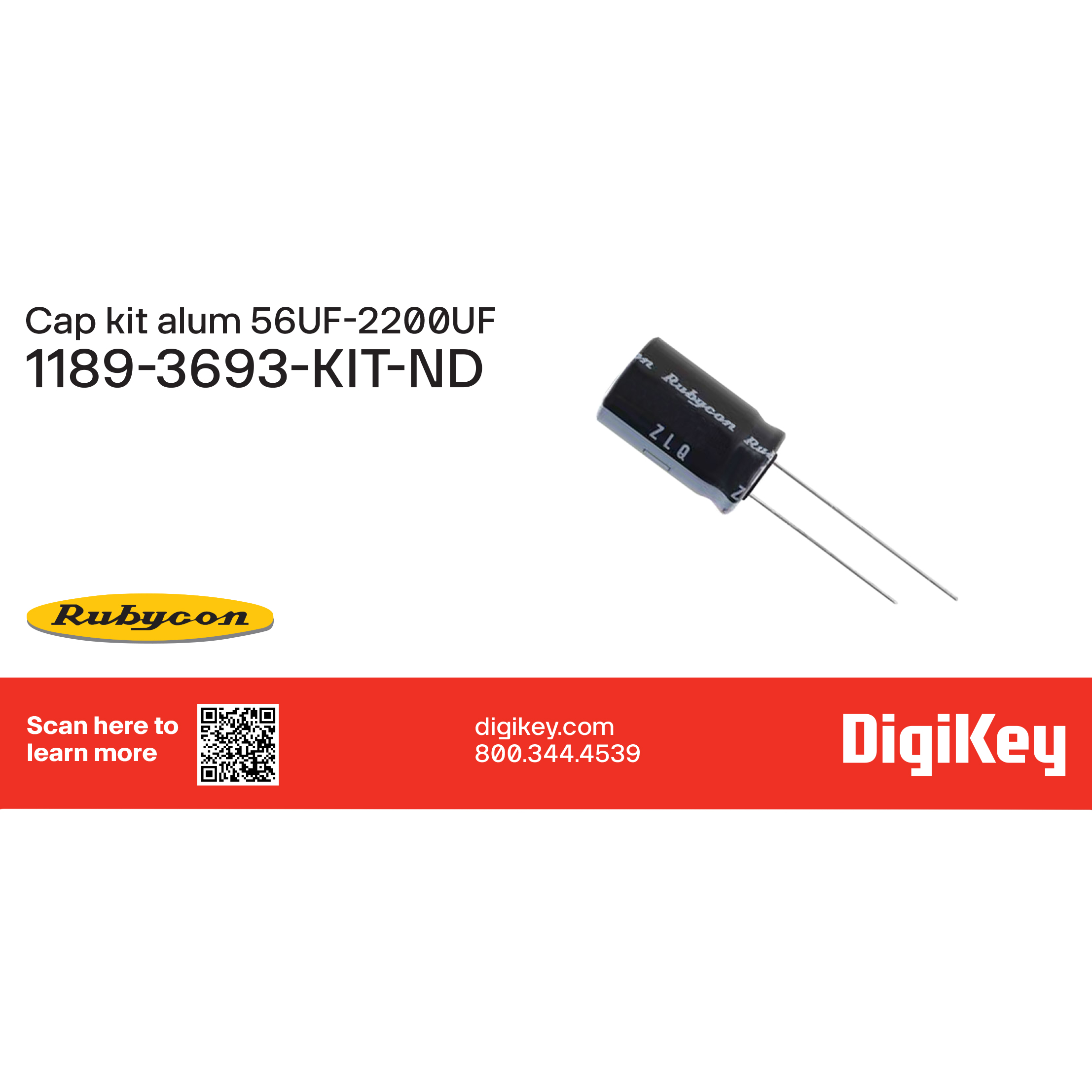 Rubycon 1189-3693-KIT electronic component product image