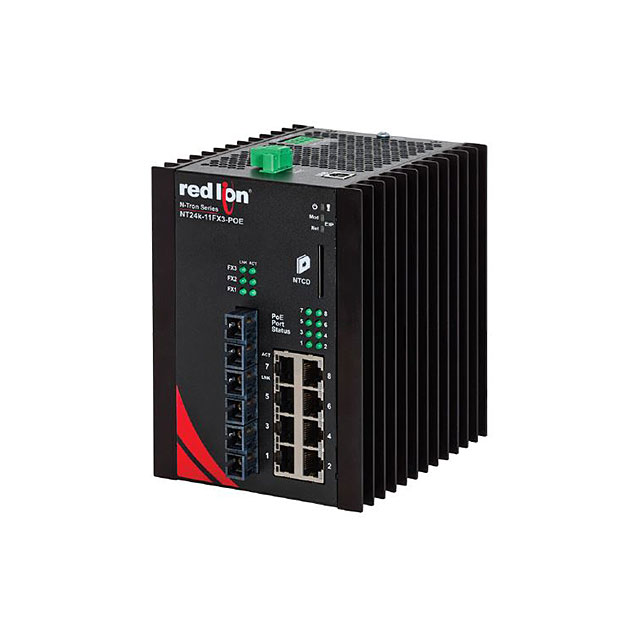Red Lion Controls NT24K-11FX3-ST-POE electronic component product image