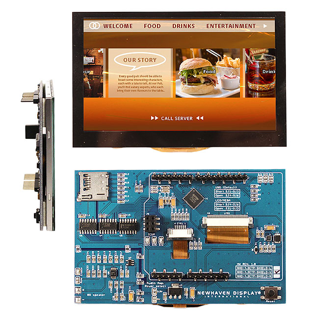 Newhaven Display Intl NHD-4.3CTP-SHIELD-V electronic component product image