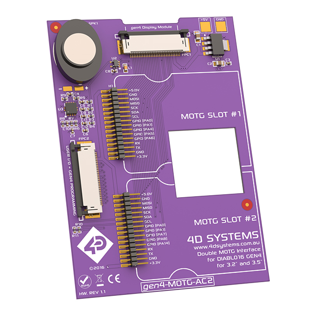 4D Systems Pty Ltd MOTG-AC2 electronic component product image
