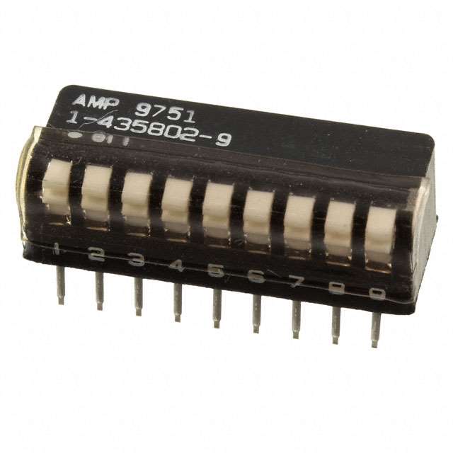 TE Connectivity ALCOSWITCH Switches 1-435802-9 electronic component product image