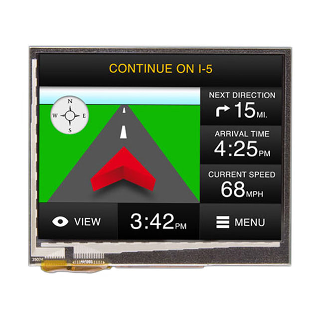 Displaytech DT035BTFT-PTS2 electronic component product image