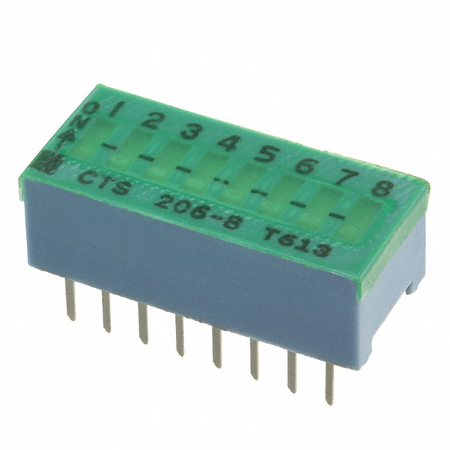 CTS Electrocomponents 206-8LPST electronic component product image