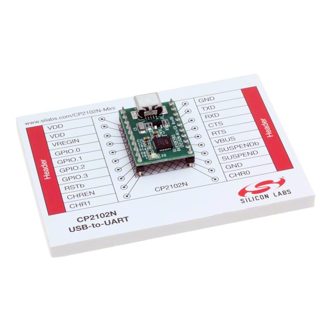 Silicon Labs CP2102N-MINIEK electronic component product image