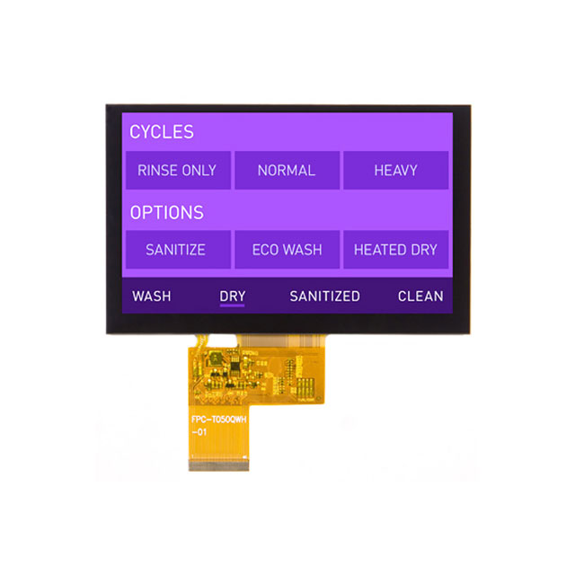 Displaytech DT050TFT-TS electronic component product image