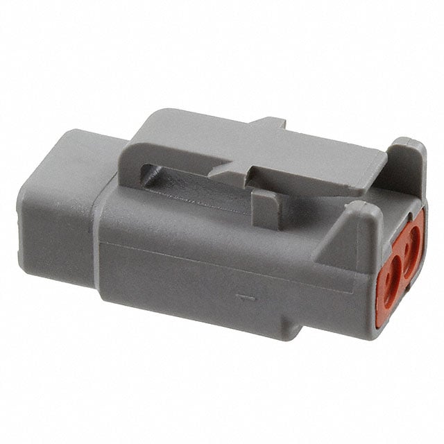 TE Connectivity Deutsch Connectors DTM06-2S electronic component product image