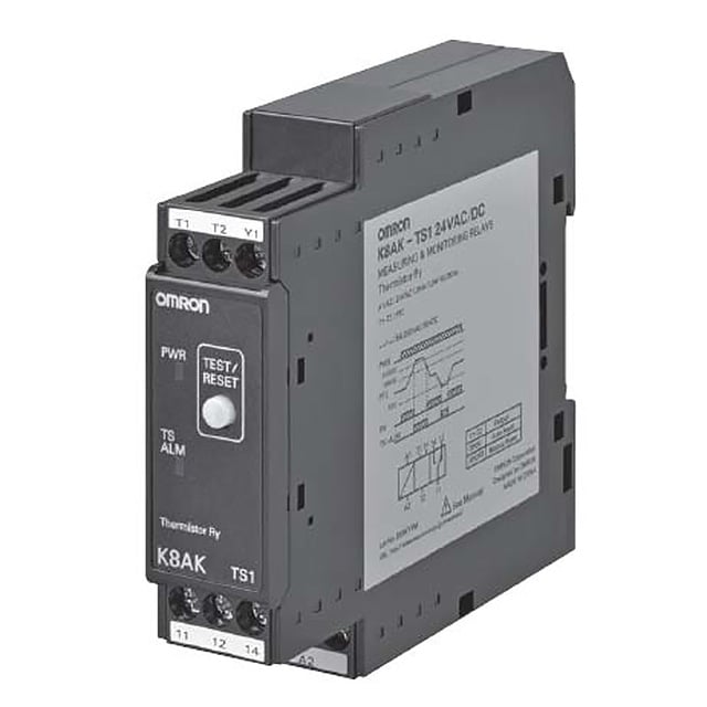 Omron Automation and Safety K8AK-TS1 100-240VAC electronic component product image