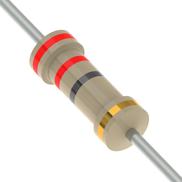 YAGEO CFR-25JB-52-22R electronic component product image