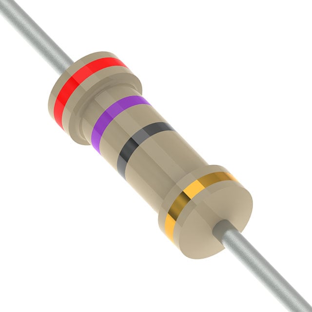 YAGEO CFR-50JB-52-27R electronic component product image
