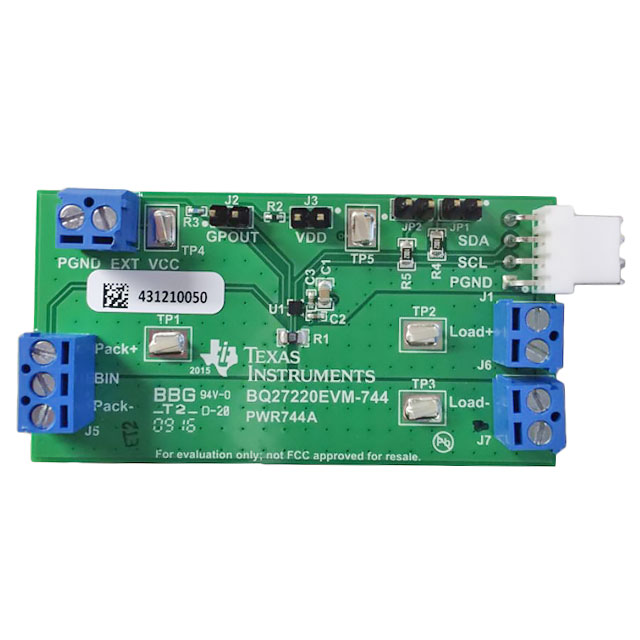 Texas Instruments BQ27220EVM-744 electronic component product image