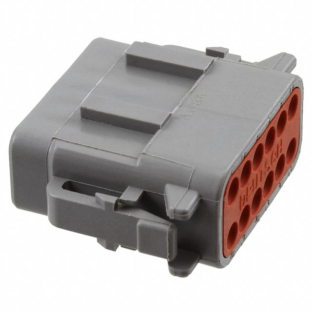 TE Connectivity Deutsch Connectors DTM06-12SA electronic component product image