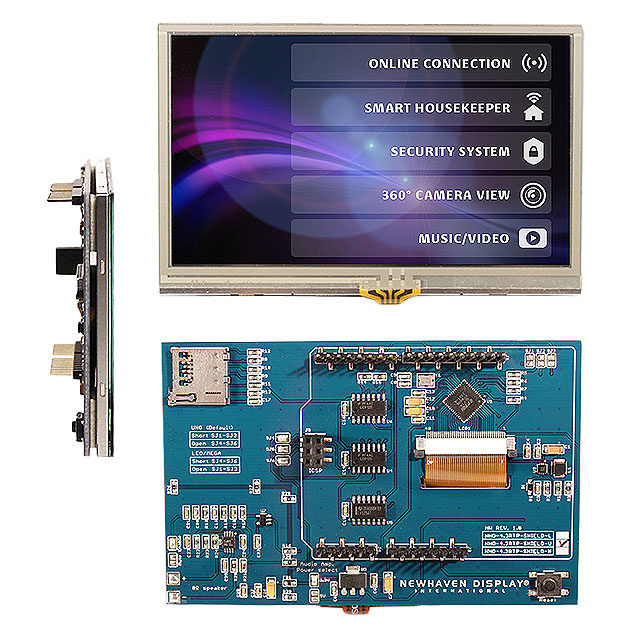 Newhaven Display Intl NHD-4.3RTP-SHIELD-V electronic component product image