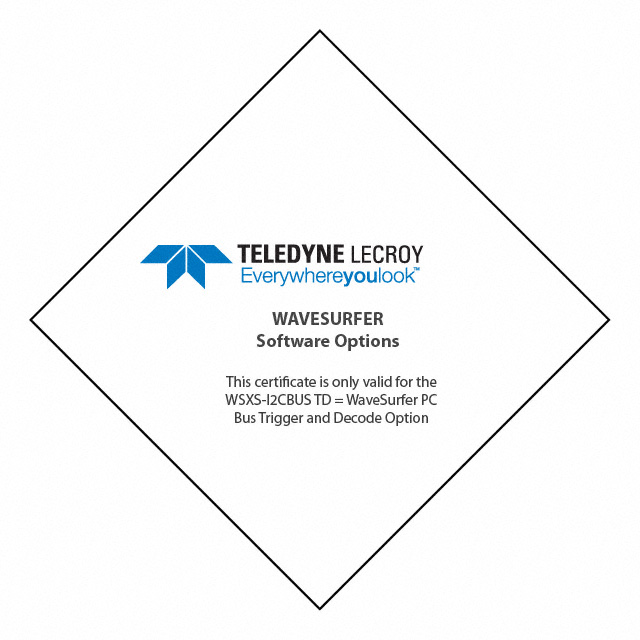 Teledyne LeCroy WS10-SPECTRUM electronic component product image