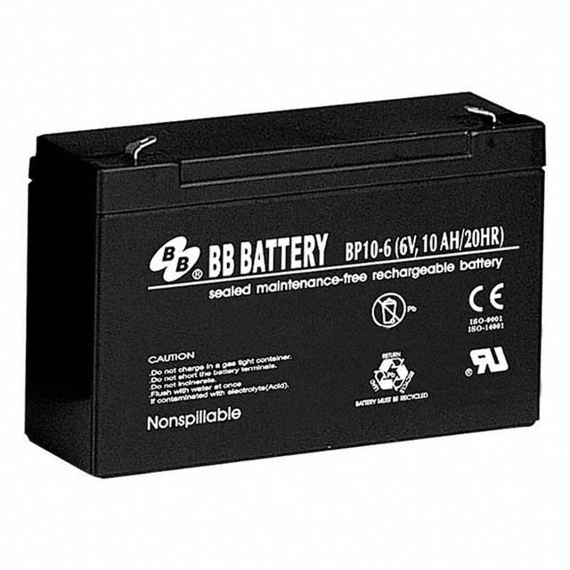 B B Battery BP12-6-T3 electronic component product image