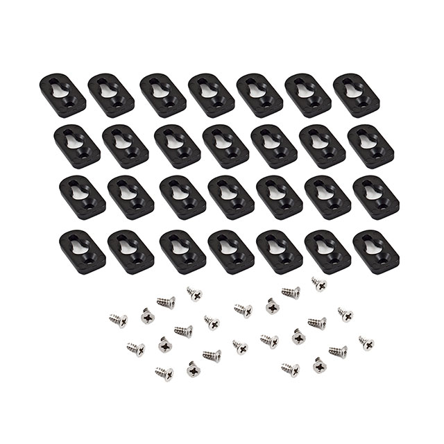 Hammond Manufacturing 1557FOOTBK-24 electronic component product image