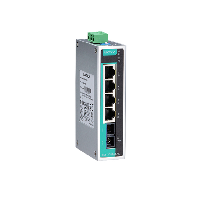 Moxa EDS-205A-M-SC electronic component product image
