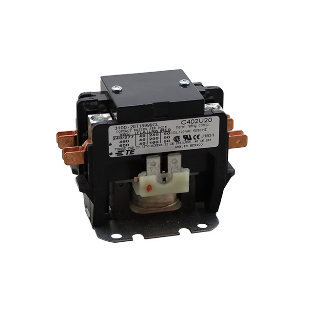 TE Connectivity Potter & Brumfield Relays 3100-20T18999CL electronic component product image