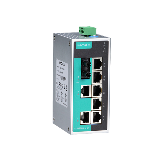 Moxa EDS-208A-M-ST electronic component product image