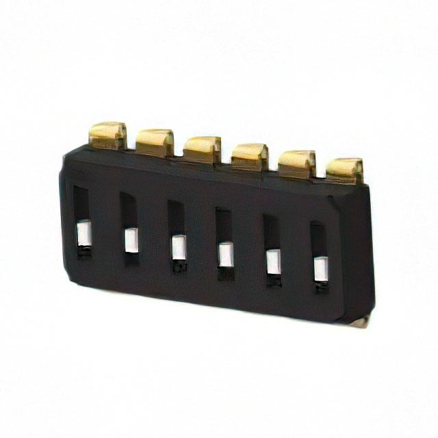 TE Connectivity ALCOSWITCH Switches EDS06SNRSTR04Q electronic component product image