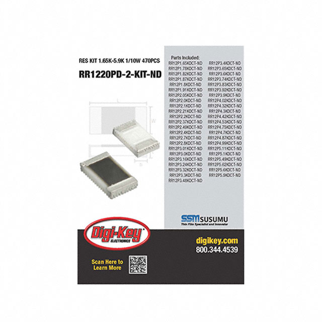 Susumu RR1220PD-2-KIT electronic component product image