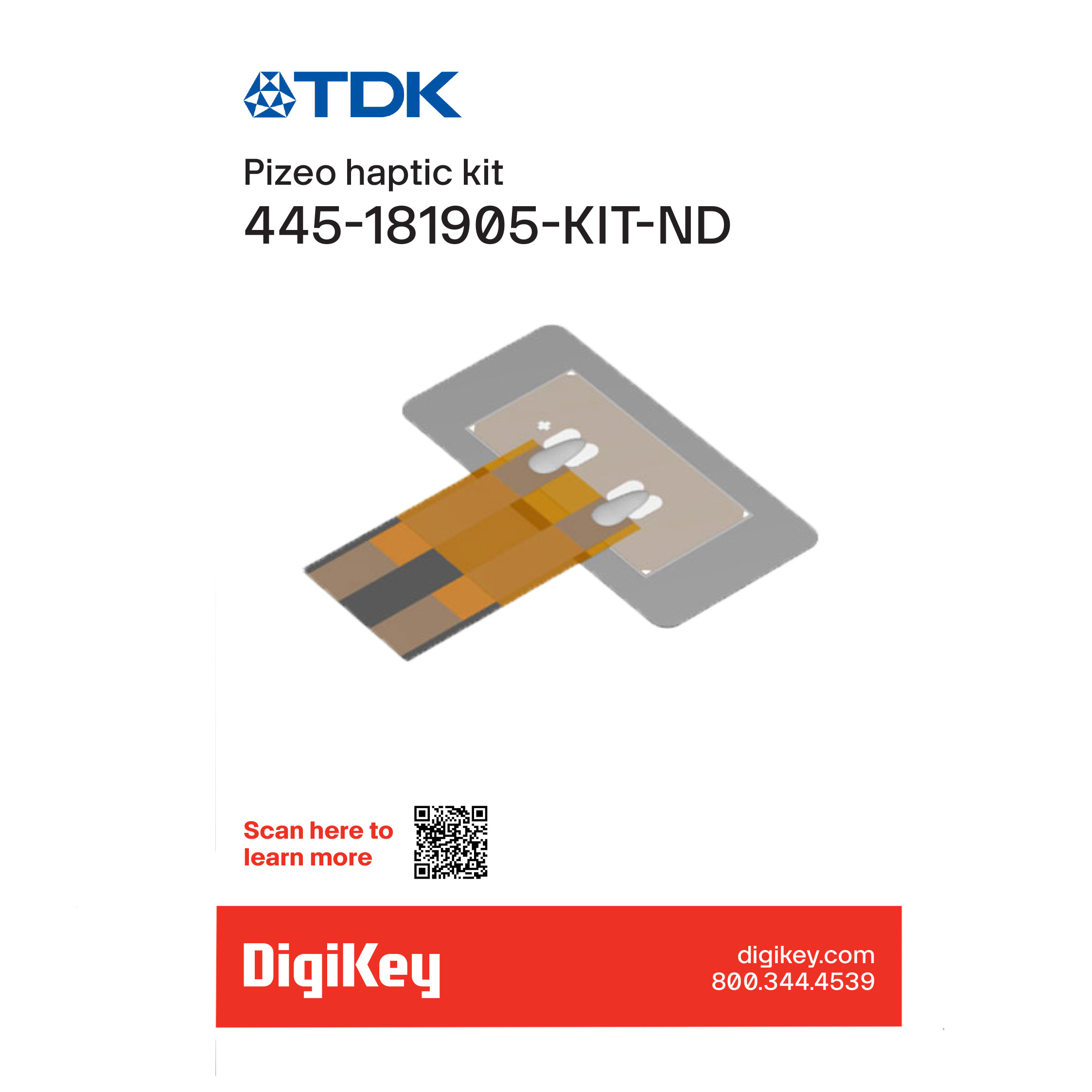 TDK PIEZOHAPTICS-KIT electronic component product image