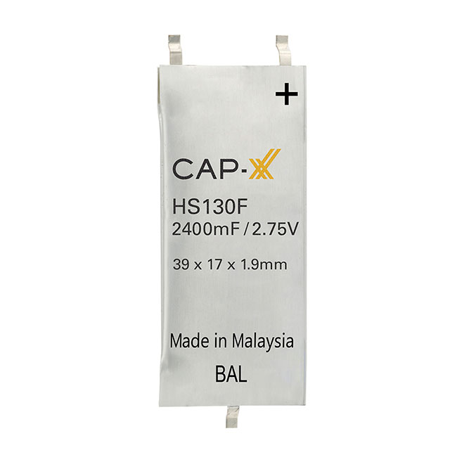 CAP-XX Ltd Supercapacitors HS130F electronic component product image