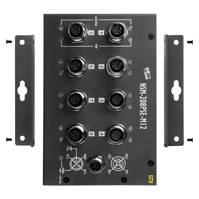 ICP DAS USA INC NSM-208PSE-M12 electronic component product image