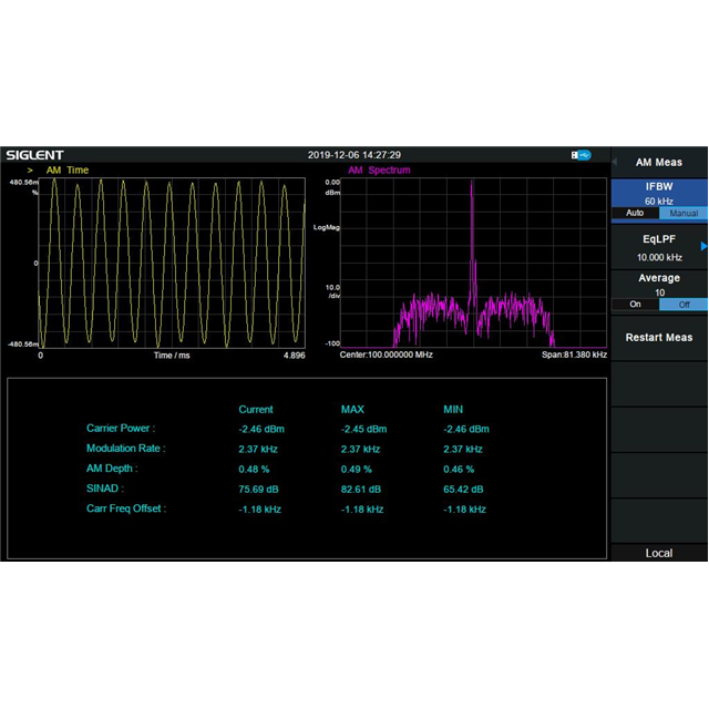 Siglent Technologies NA, Inc. SSA3000XR-AMA electronic component product image