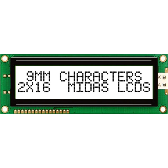 Midas Displays MC21609AB6W-FPTLW-V2 electronic component product image