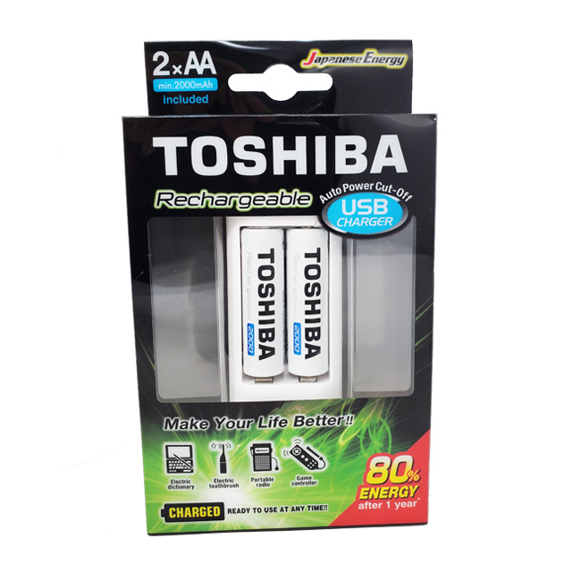 Toshiba Lifestyle Products TNH-6GME (AA NIMH W/CHARGER) electronic component product image