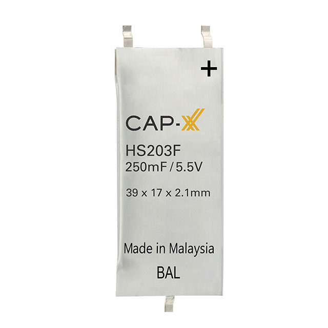 CAP-XX Ltd Supercapacitors HS203F electronic component product image
