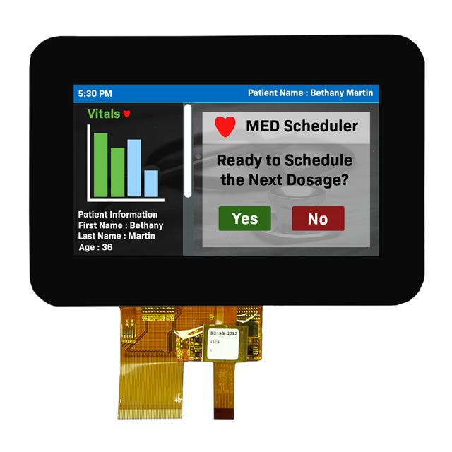Newhaven Display Intl NHD-4.3-800480EZ-ASXP-CTP electronic component product image