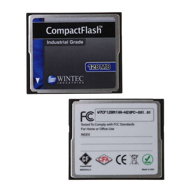 Wintec Industries W7CF128M1XA-H20PC-001.01 electronic component product image