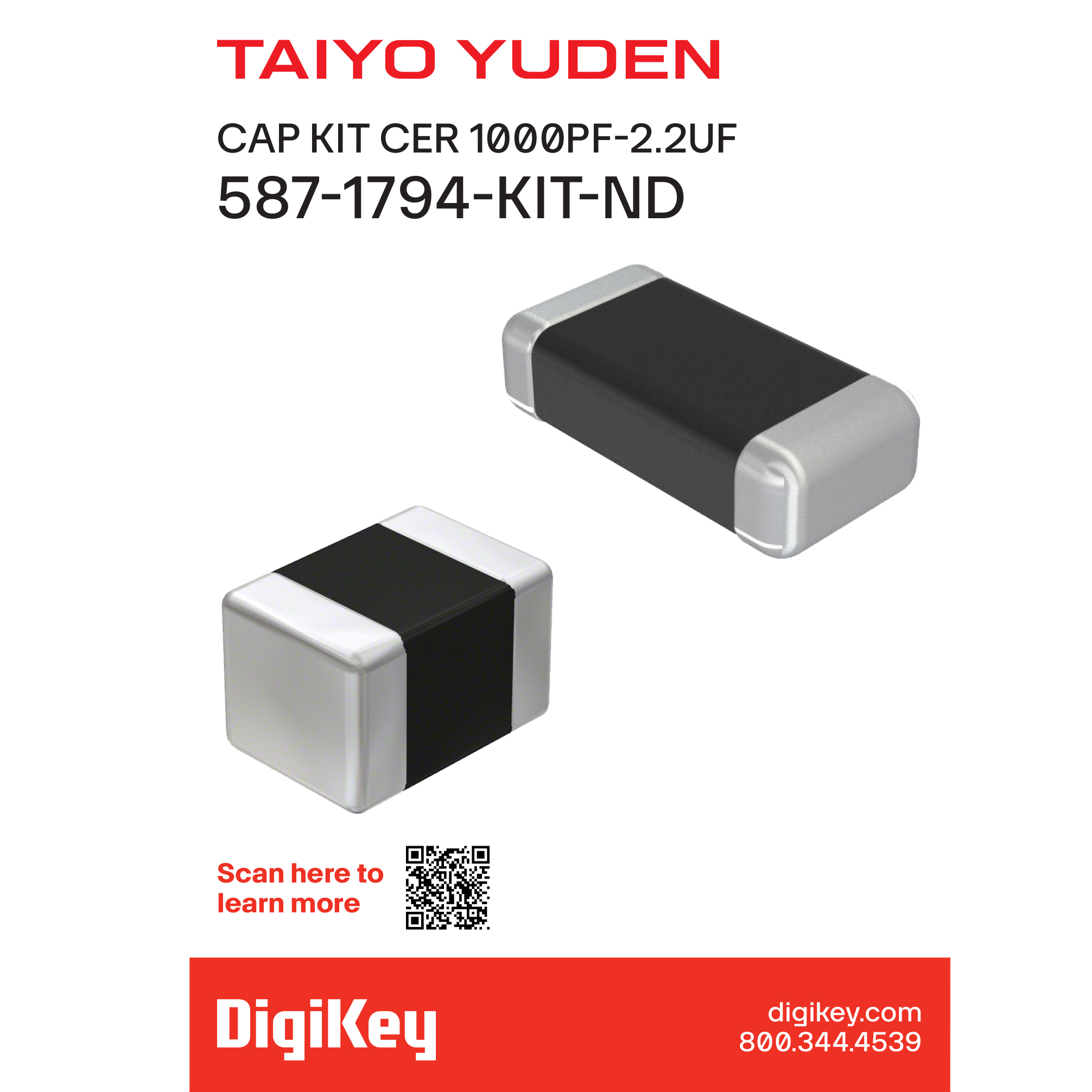 Taiyo Yuden 587-1794-KIT electronic component product image