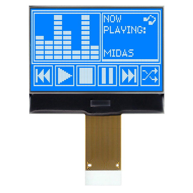 Midas Displays MCCOG128064B12W-BNMLW electronic component product image